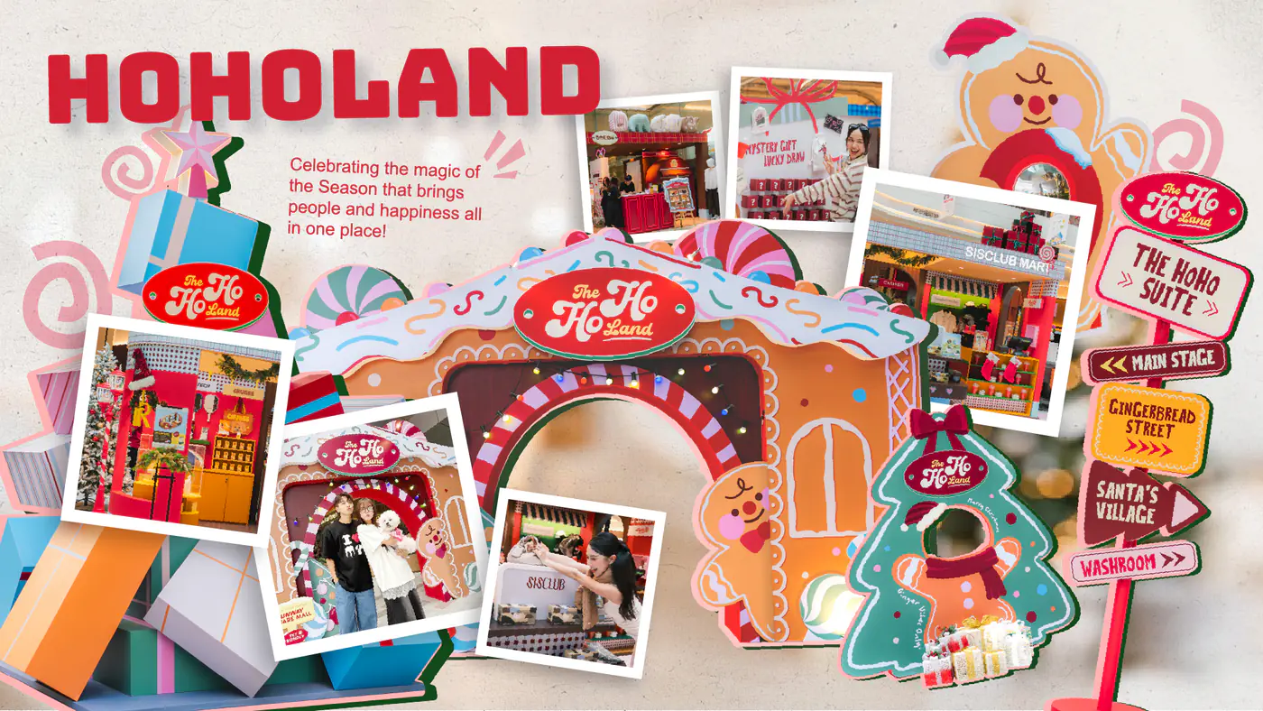 HoHoLand Christmas mall activation by La Memoria, Malaysia