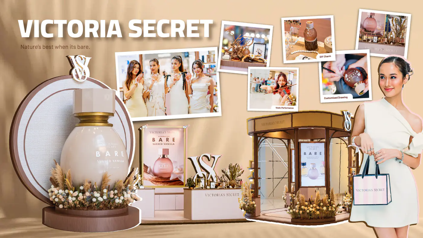 Victoria's Secret beauty launch activation by La Memoria, Malaysia